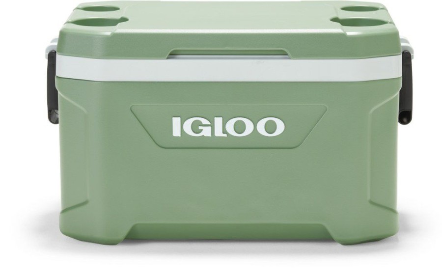 Camping And Hiking * | Igloo Ecocool Cooler 52 Qts. Sage Green