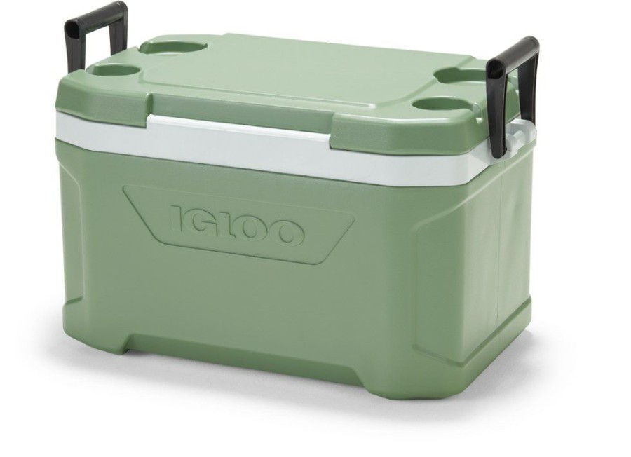 Camping And Hiking * | Igloo Ecocool Cooler 52 Qts. Sage Green