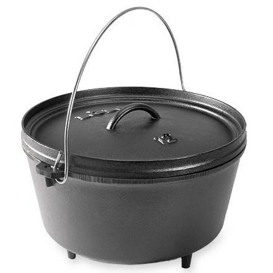 Camping And Hiking * | Lodge Deep Camp Dutch Oven 8 Qt. None