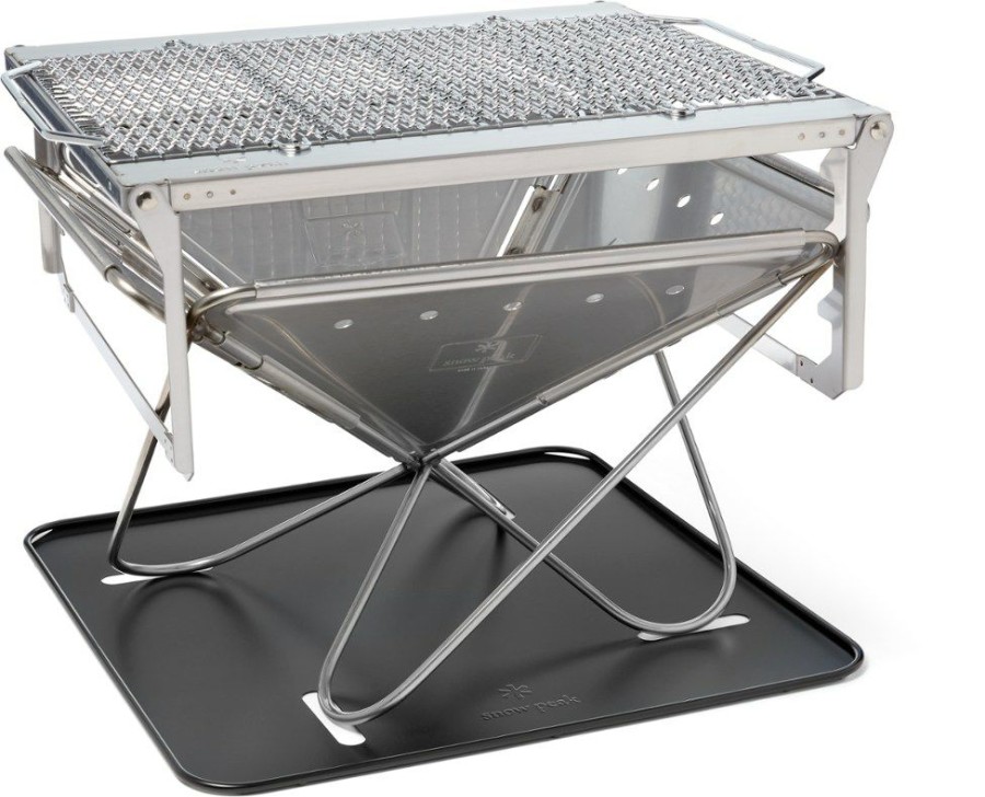 Camping And Hiking * | Snow Peak Takibi Fire & Grill Stainless Steel