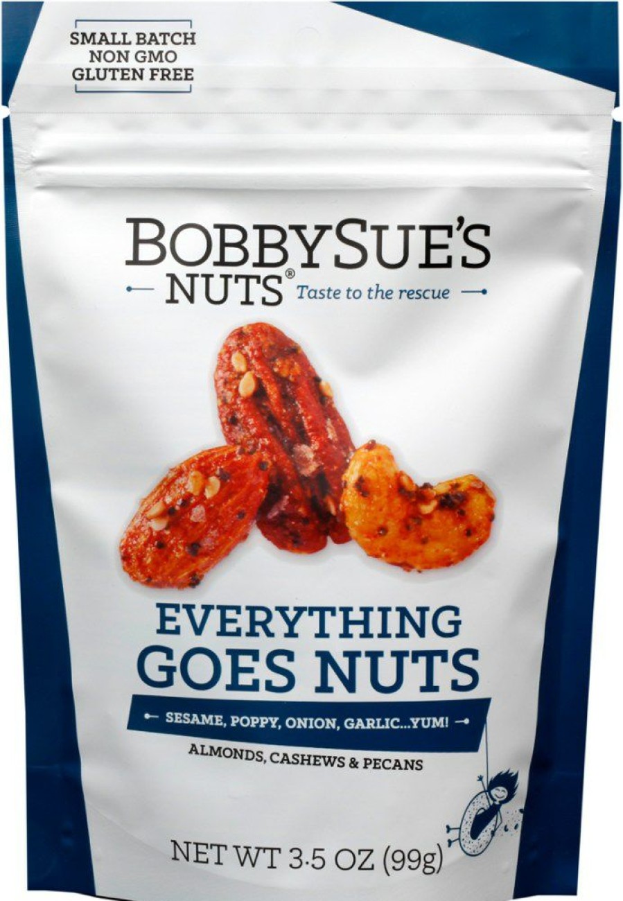 Camping And Hiking * | Bobbysue'S Nuts Mixed Nuts Pouch 3.5 Oz.