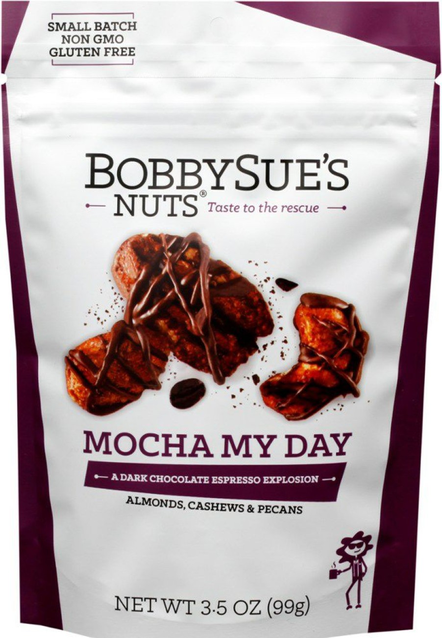 Camping And Hiking * | Bobbysue'S Nuts Mixed Nuts Pouch 3.5 Oz.