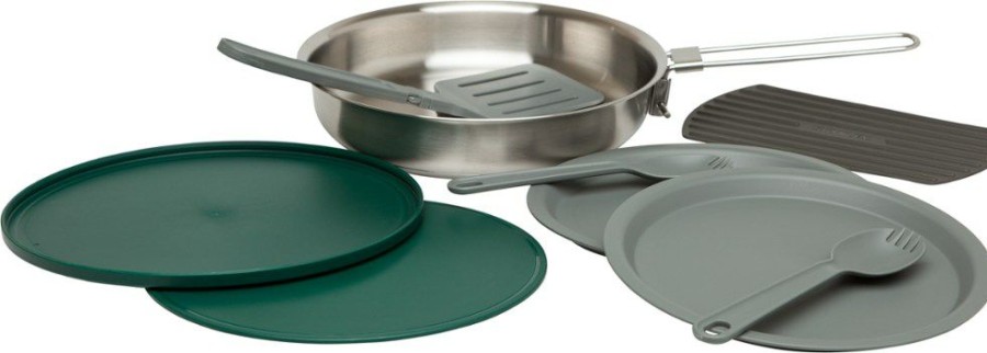 Camping And Hiking * | Stanley Adventure Series Prep+Eat 9-Piece Frying Pan Set Stainless Steel