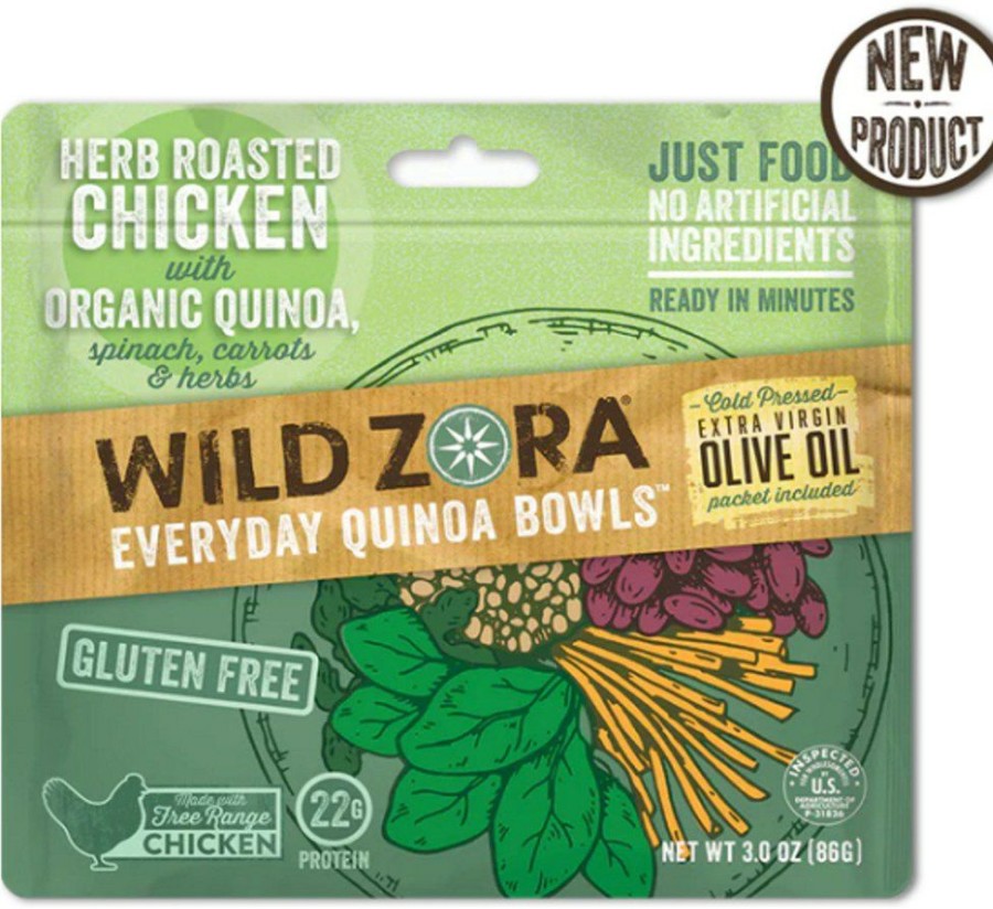 Camping And Hiking * | Wild Zora Herb Roasted Chicken Quinoa Bowl 1 Serving None