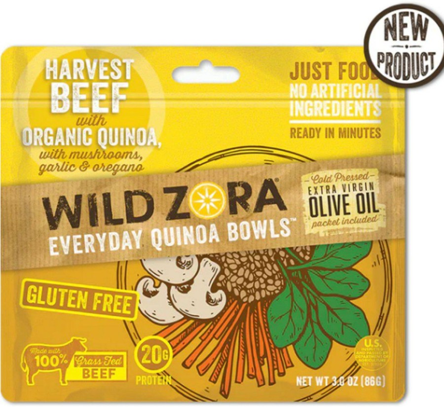 Camping And Hiking * | Wild Zora Harvest Beef Quinoa Bowl 1 Serving None