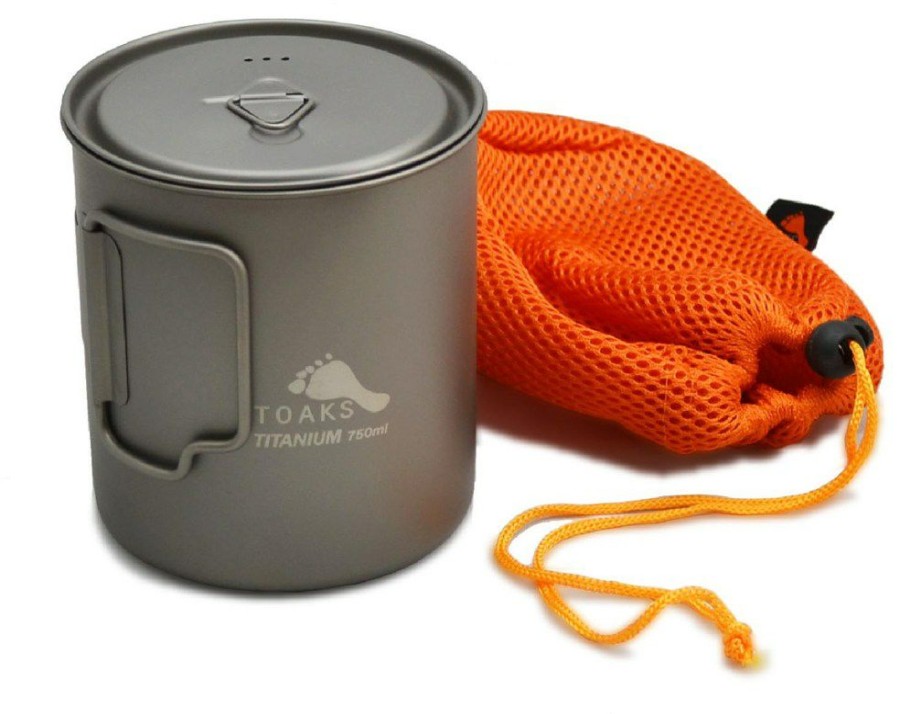 Camping And Hiking * | Toaks 750Ml Pot Titanium