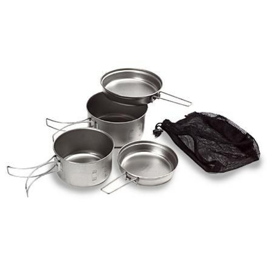 Camping And Hiking * | Snow Peak Titanium Multi Compact Cookset