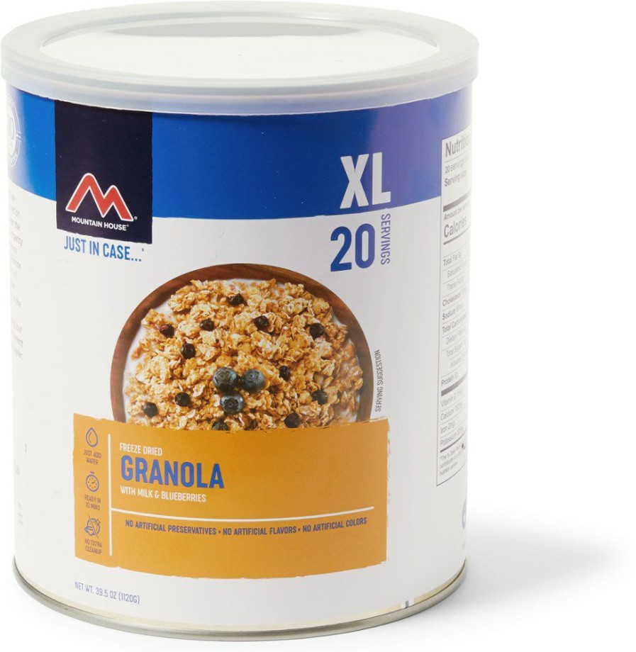 Camping And Hiking * | Mountain House Granola With Milk & Blueberries Xl 20 Servings