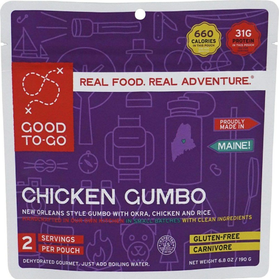 Camping And Hiking * | Good To-Go Double Chicken Gumbo 2 Servings None