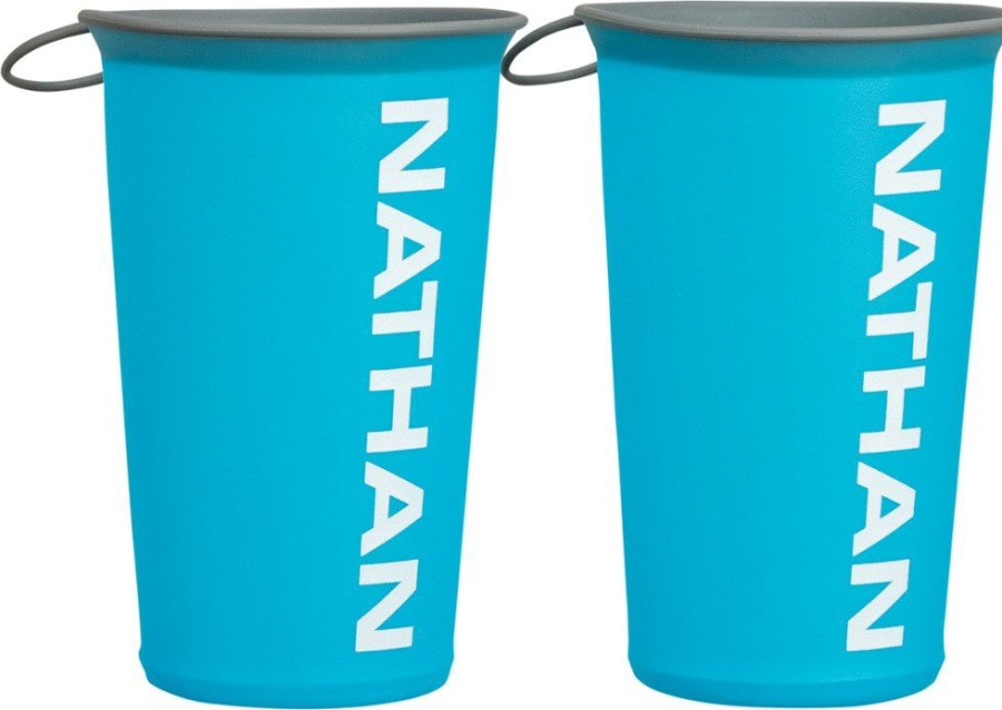 Camping And Hiking * | Nathan Race Day Cups Package Of 2 Blue Me Away/White