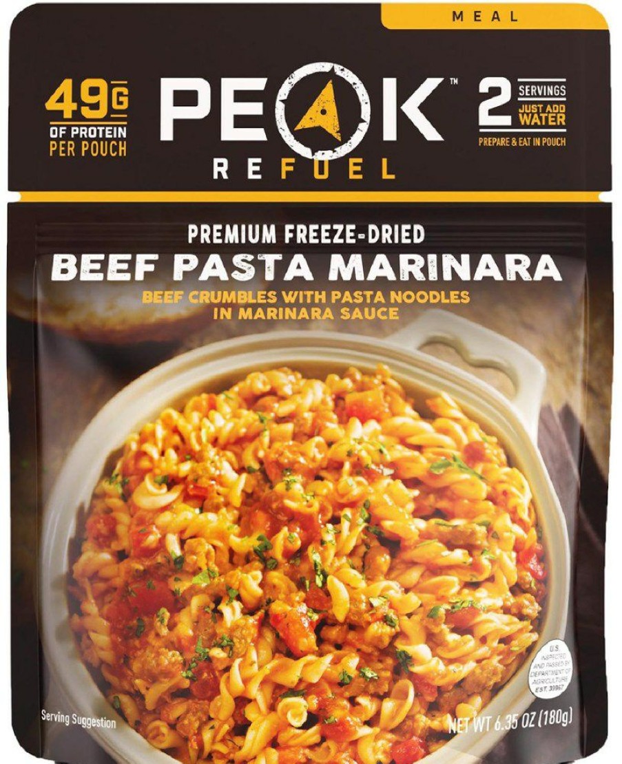 Camping And Hiking * | Peak Refuel Beef Pasta Marinara 2 Servings