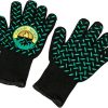 Camping And Hiking * | Fireside Outdoor Thermal Protection Gloves Black