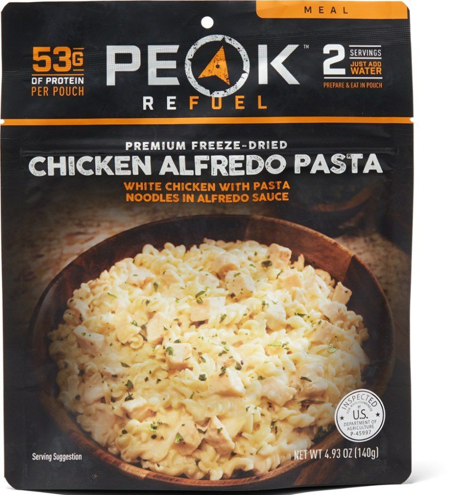 Camping And Hiking * | Peak Refuel Chicken Alfredo Pasta 2 Servings