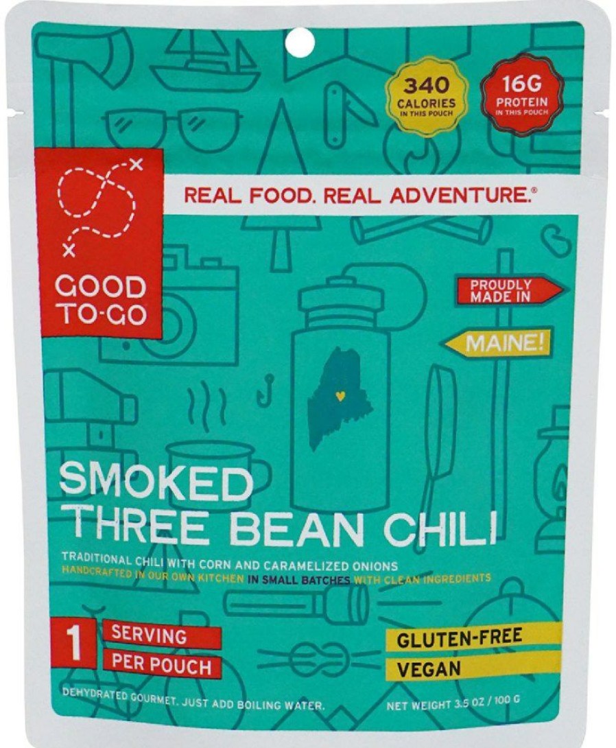 Camping And Hiking * | Good To-Go Smoked Three Bean Chili Single Serving None