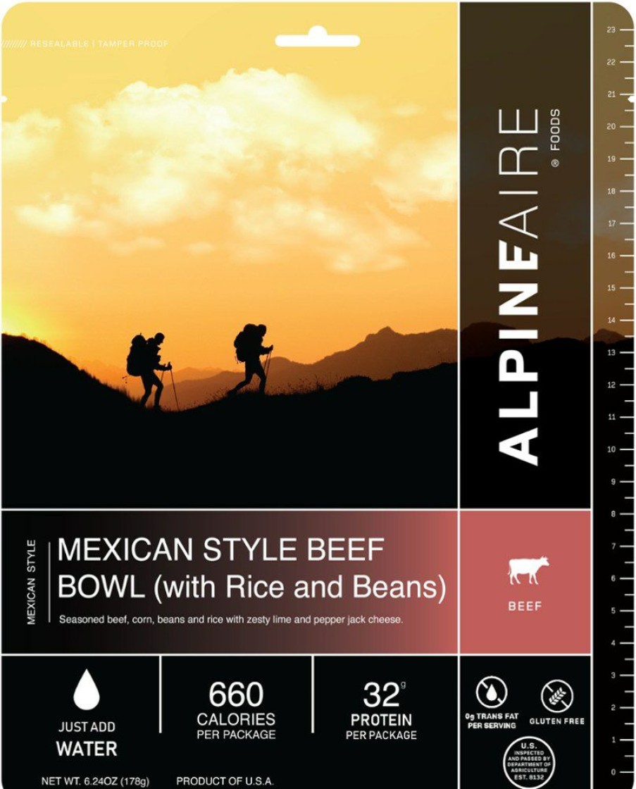 Camping And Hiking * | Alpineaire Foods Mexican-Style Beef Bowl 1 Serving None