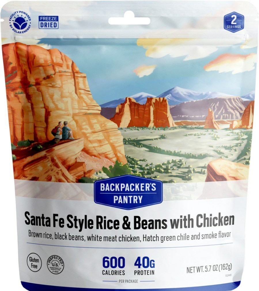 Camping And Hiking * | Backpacker'S Pantry Santa Fe Style Rice & Beans With Chicken 2 Servings