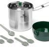 Camping And Hiking * | Stanley Adventure Base Camp Cookset 4 Stainless Steel