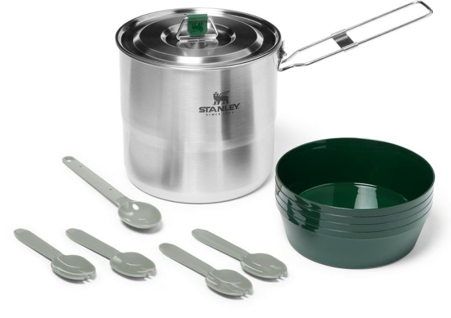 Camping And Hiking * | Stanley Adventure Base Camp Cookset 4 Stainless Steel