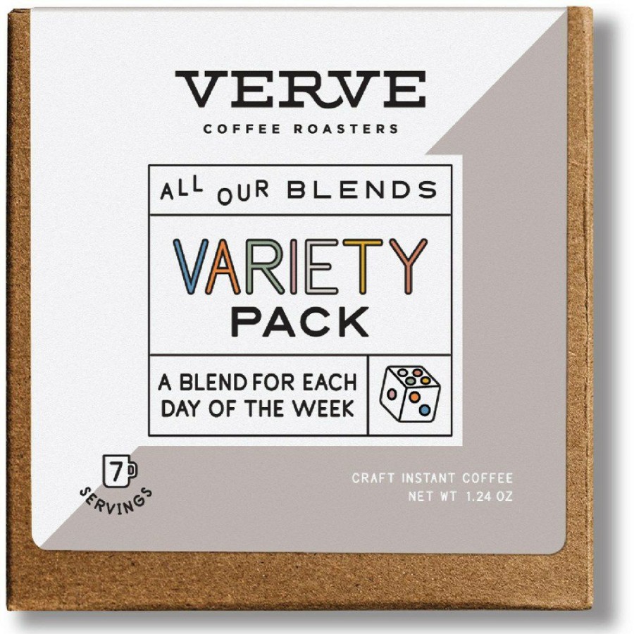 Camping And Hiking * | Verve Instant Craft Coffee Sampler Package Of 7 Assorted