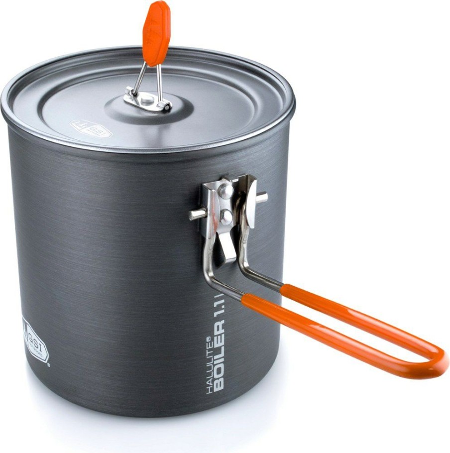 Camping And Hiking * | Gsi Outdoors Halulite Boiler Pot 1.1 Liters Gray