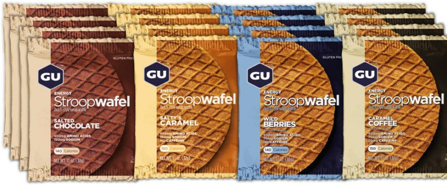 Camping And Hiking * | Gu Stroopwafel Mixed Box Package Of 16 Assorted