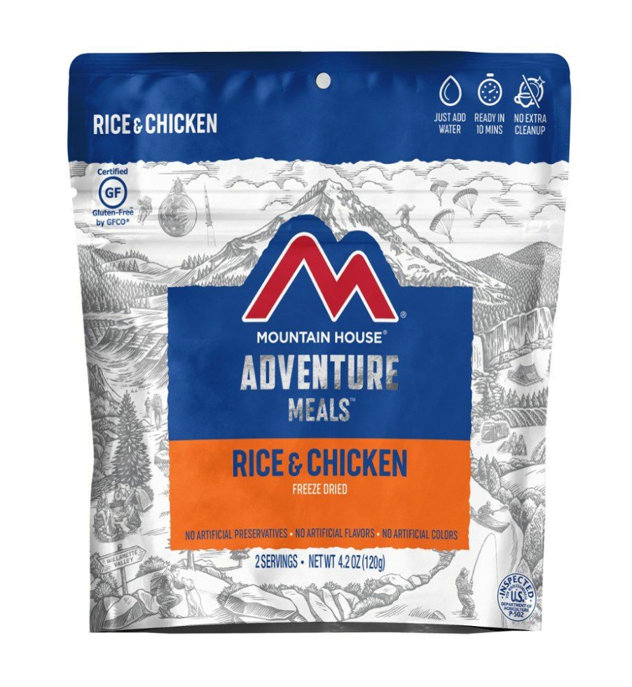 Camping And Hiking * | Mountain House Rice & Chicken 2 Servings