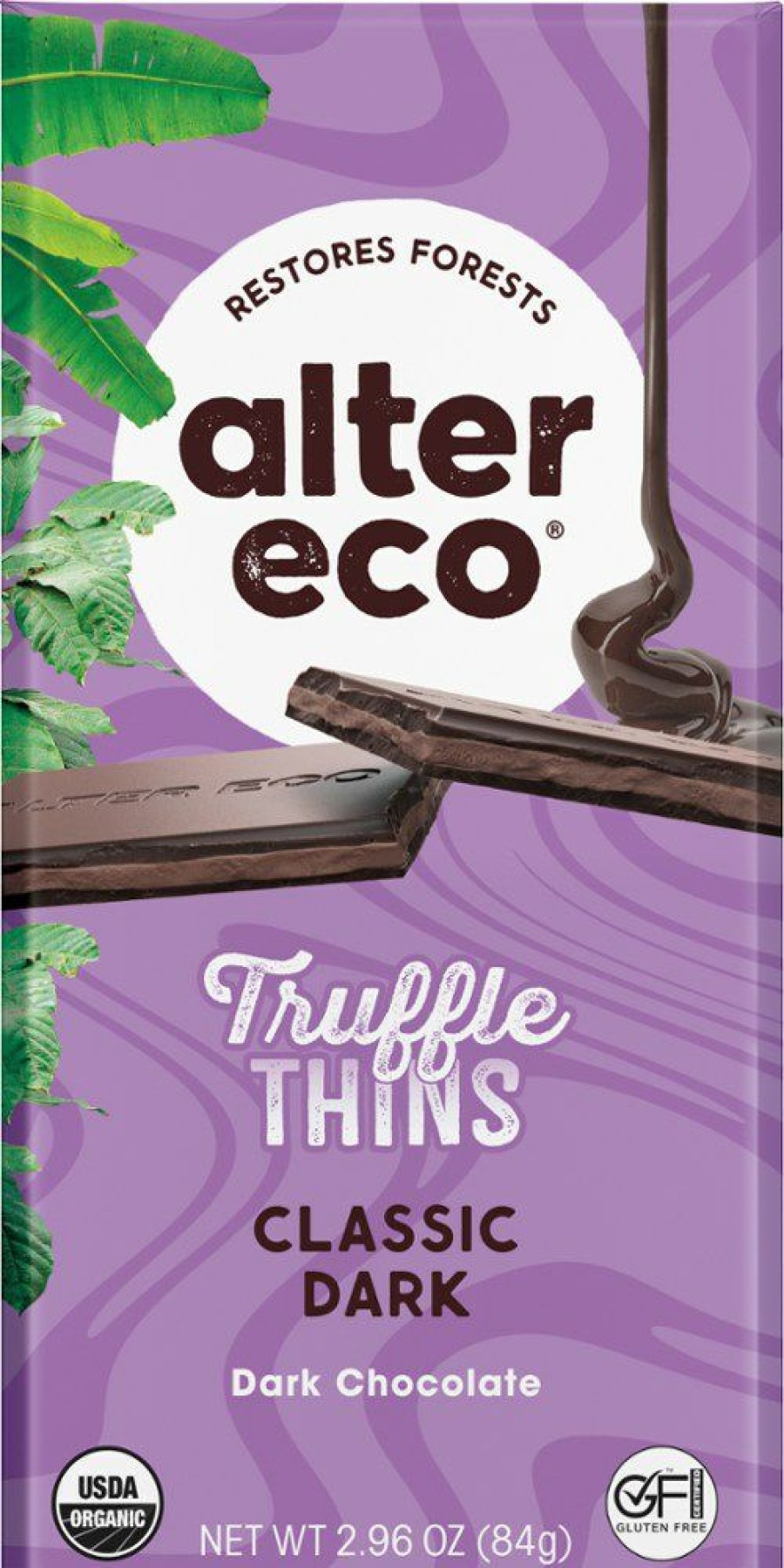 Camping And Hiking * | Alter Eco Dark Chocolate Truffle Thins