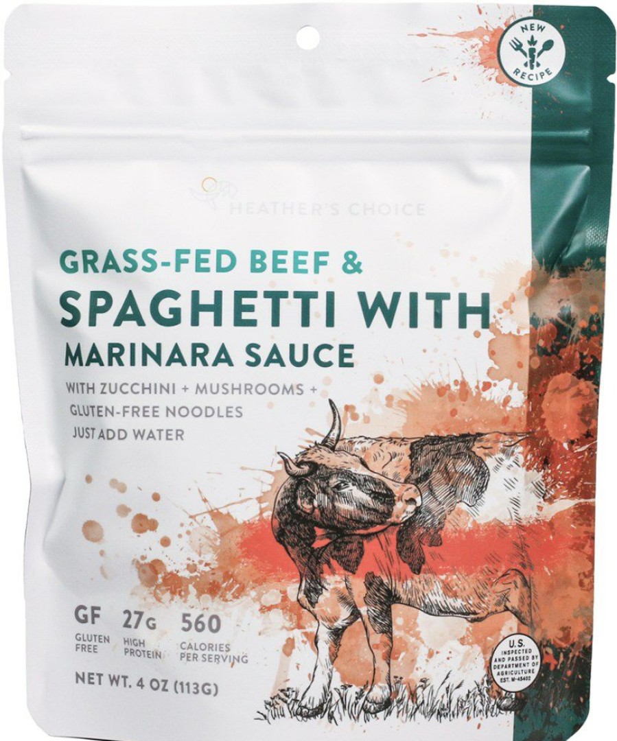 Camping And Hiking * | Heather'S Choice Mom'S Spaghetti With Beef And Marinana Sauce 1 Serving None