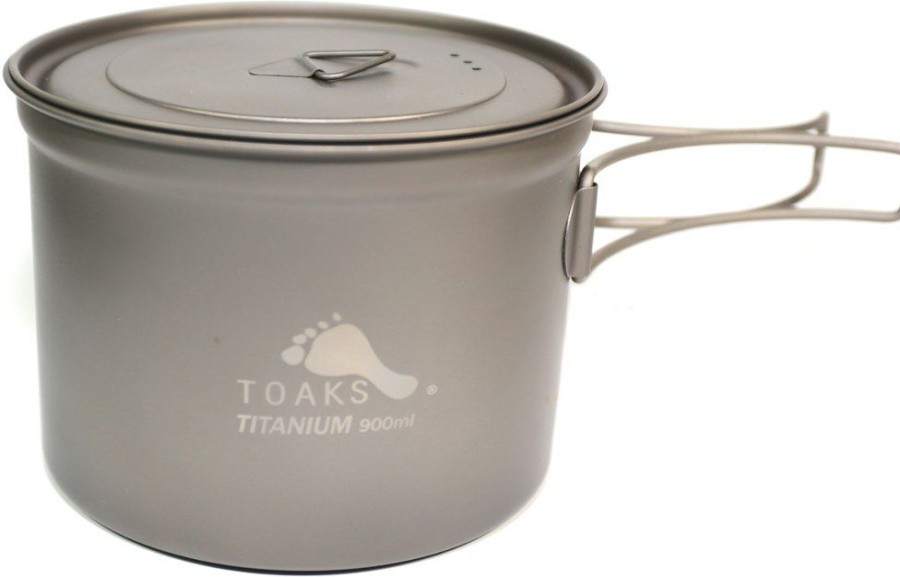 Camping And Hiking * | Toaks 900Ml D115Mm Pot Titanium