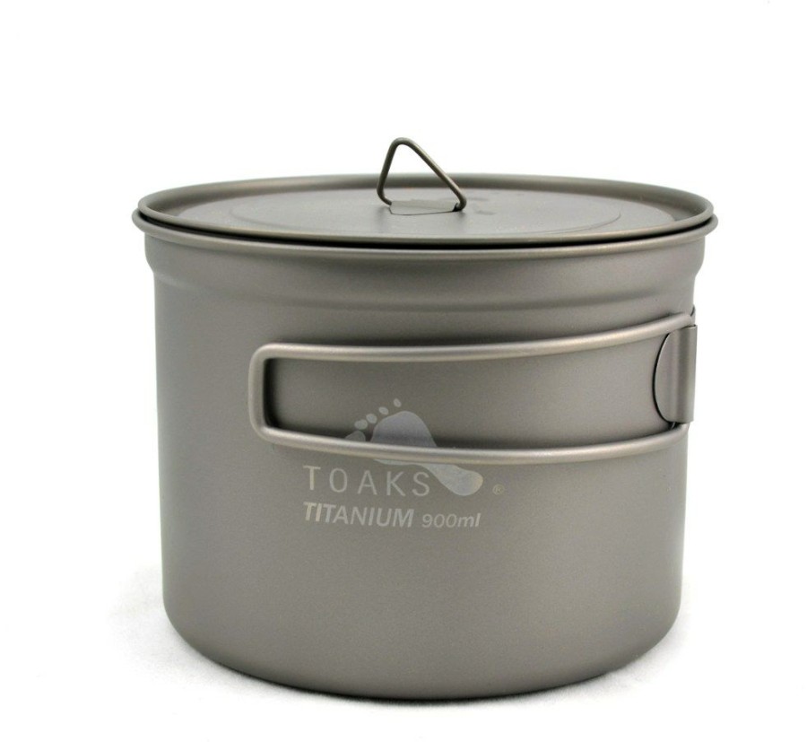 Camping And Hiking * | Toaks 900Ml D115Mm Pot Titanium