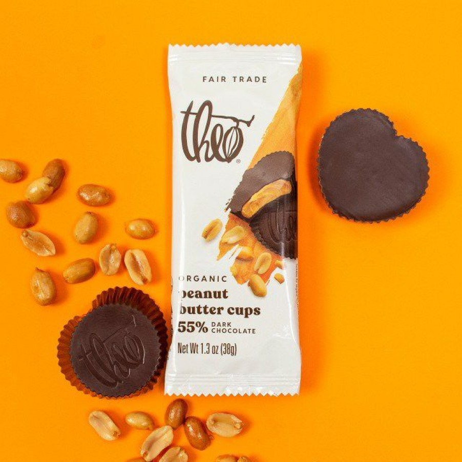 Camping And Hiking * | Theo Chocolate Peanut Butter Cups