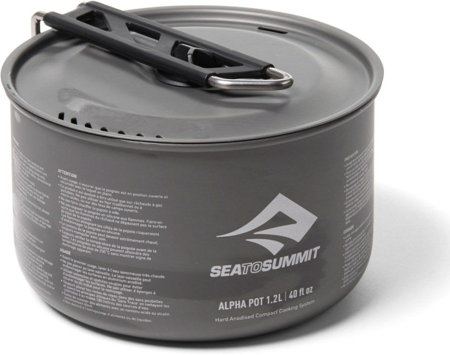 Camping And Hiking * | Sea To Summit Alpha Pot 1.2 Liters Aluminum