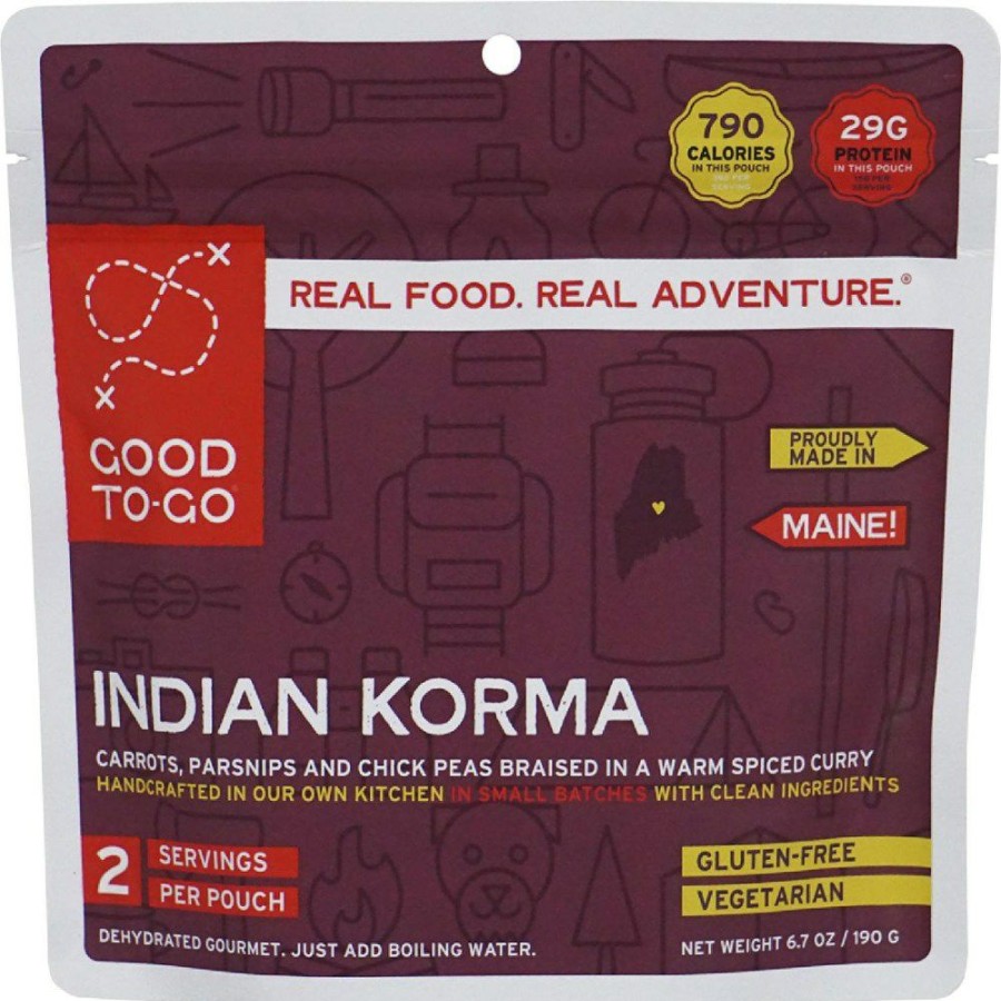 Camping And Hiking * | Good To-Go Indian Vegetable Korma 2 Servings None