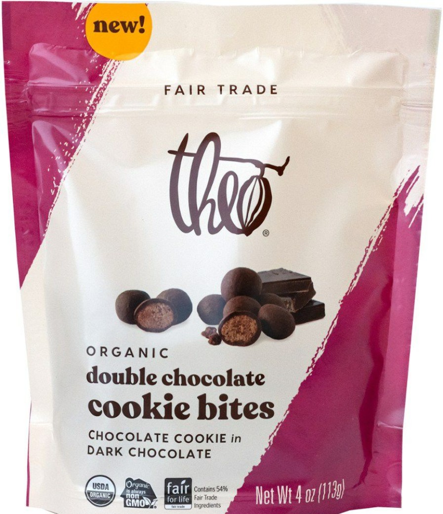 Camping And Hiking * | Theo Chocolate Cookie Bites Double Chocolate