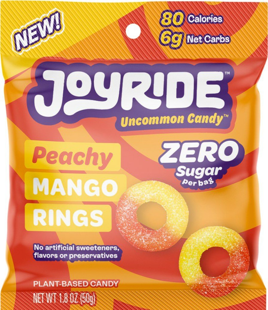 Camping And Hiking * | Joyride Zero Sugar Peachy Mango Rings Assorted