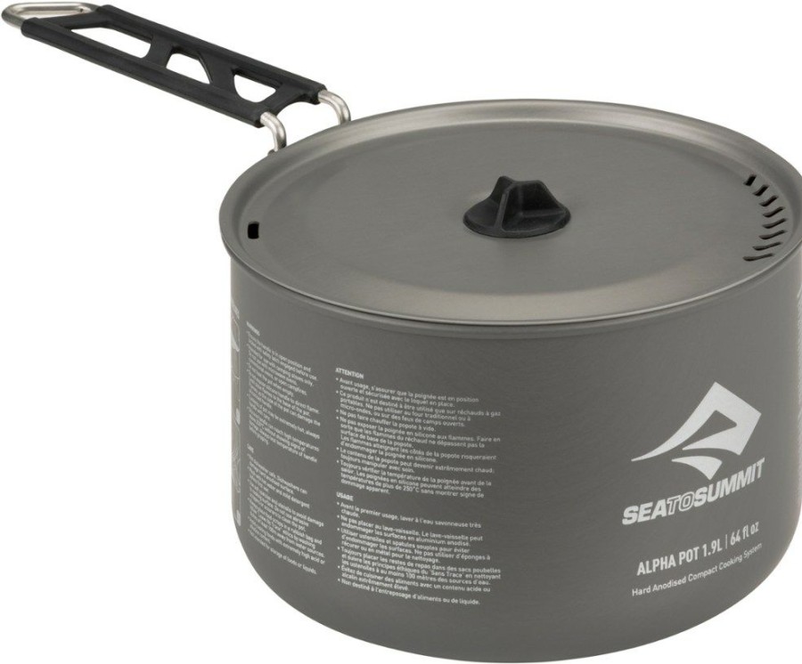 Camping And Hiking * | Sea To Summit Alpha Pot 1.9 Liters Aluminum