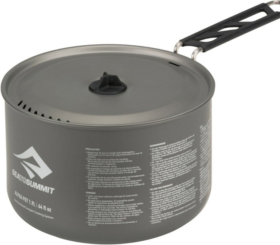 Camping And Hiking * | Sea To Summit Alpha Pot 1.9 Liters Aluminum