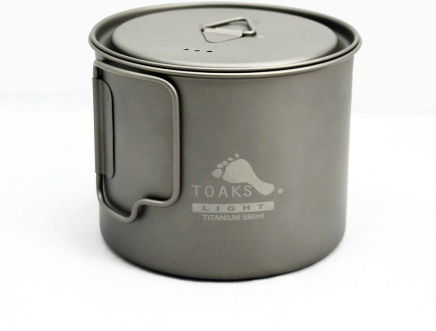 Camping And Hiking * | Toaks Light 550Ml Pot Titanium