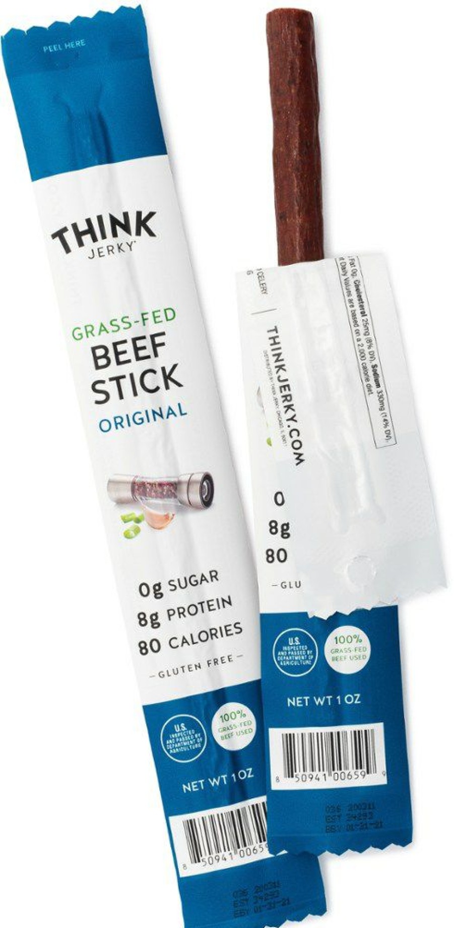 Camping And Hiking * | Think Jerky Grass-Fed Beef Stick Original