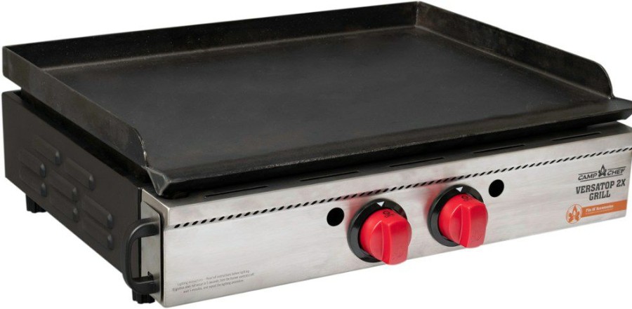 Camping And Hiking * | Camp Chef Versatop 2X Flat-Top Grill None