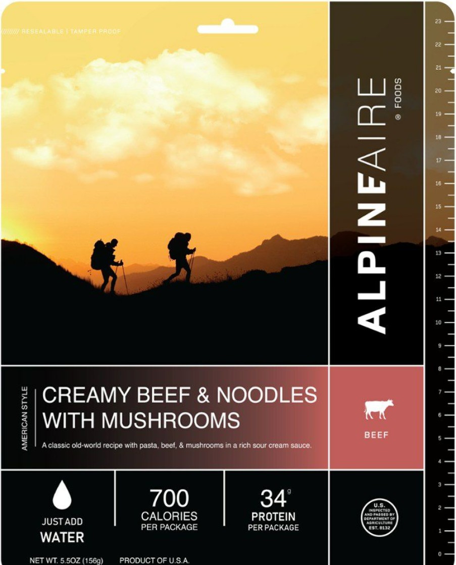 Camping And Hiking * | Alpineaire Foods Creamy Beef & Noodles 1 Serving None