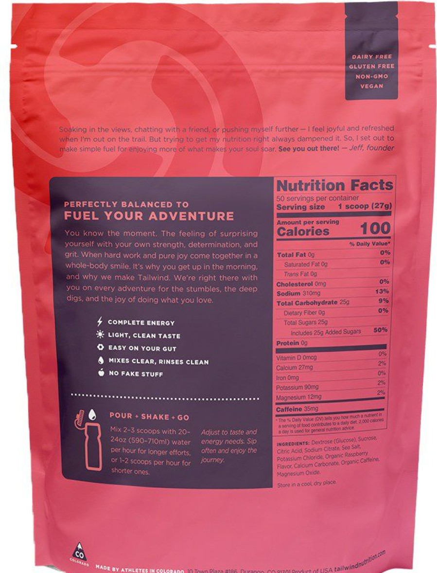 Camping And Hiking * | Tailwind Nutrition Caffeinated Endurance Fuel Drink Mix 50 Servings