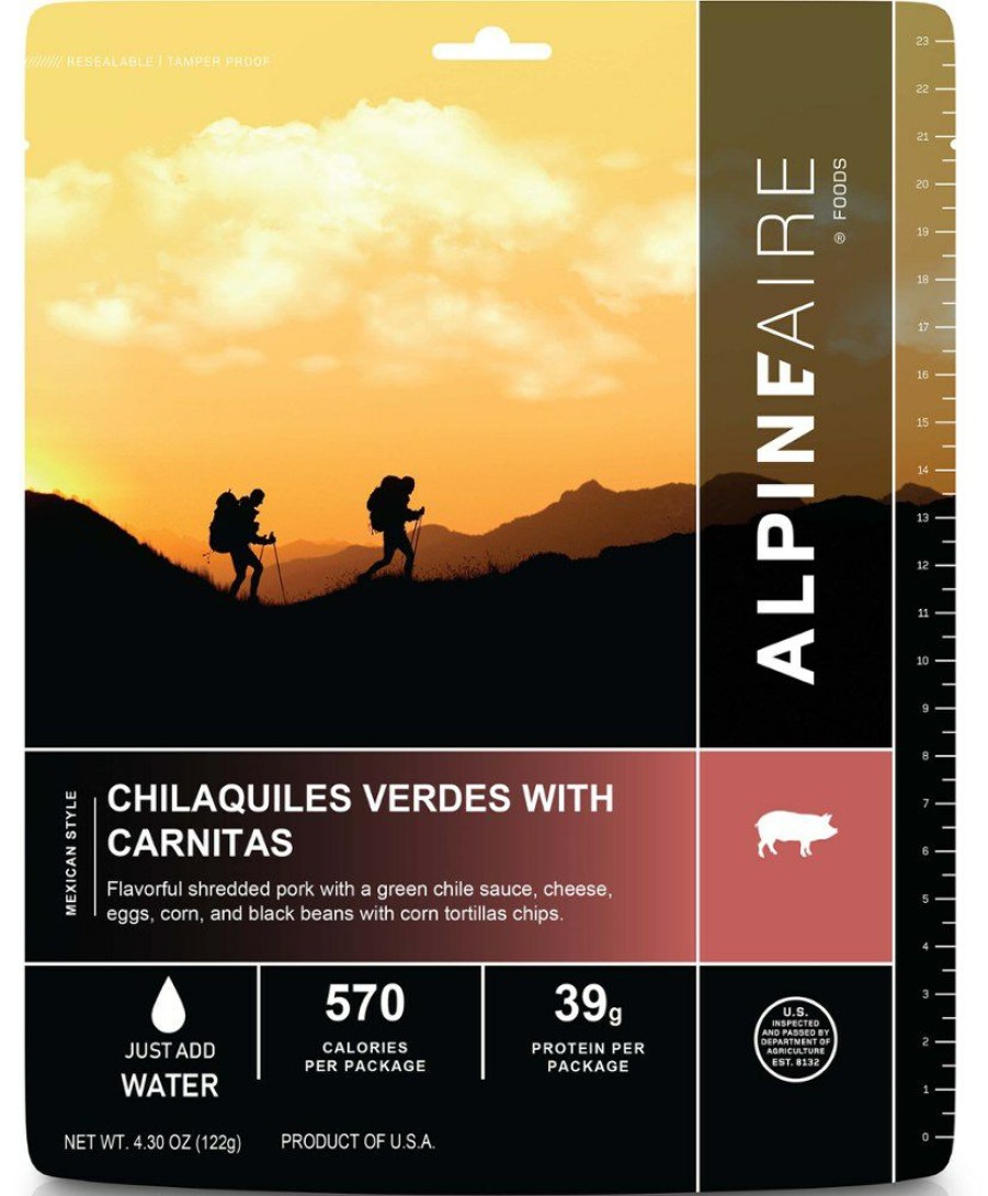 Camping And Hiking * | Alpineaire Foods Chilaquiles Verdes With Carnitas 1 Serving None