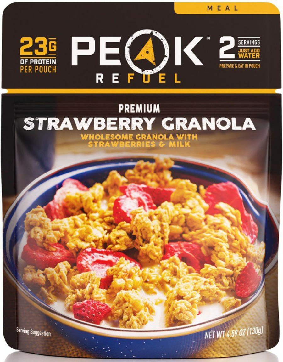 Camping And Hiking * | Peak Refuel Strawberry Granola