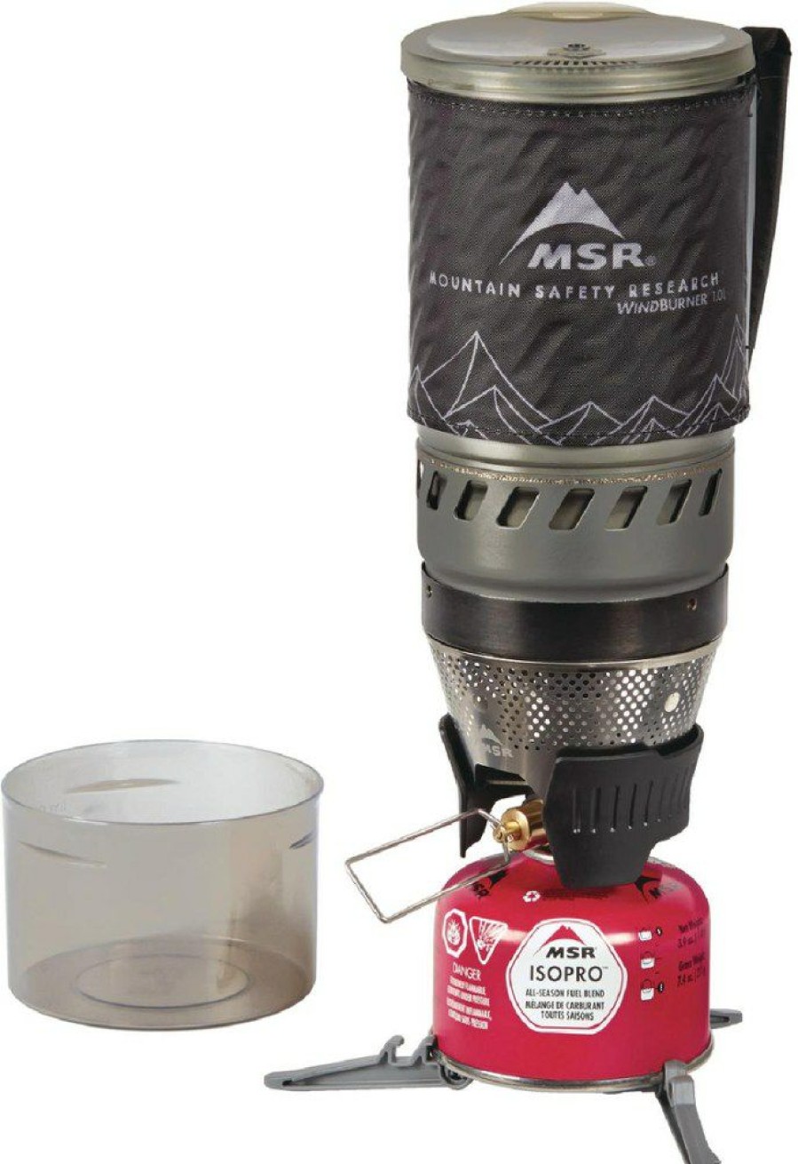 Camping And Hiking * | Msr Windburner Stove System 1 Liter Black