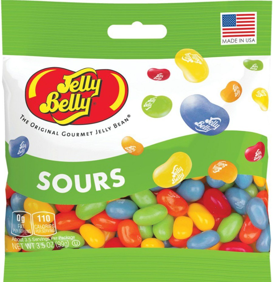 Camping And Hiking * | Jelly Belly Sours Jelly Beans 3.5 Oz. Assorted