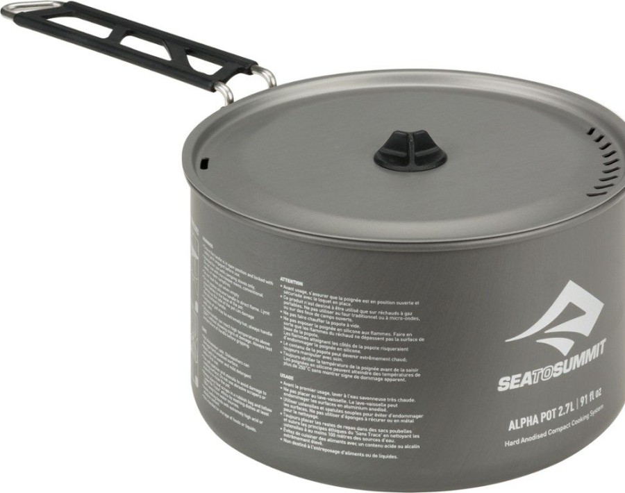 Camping And Hiking * | Sea To Summit Alpha Pot 2.7 Liters Aluminum