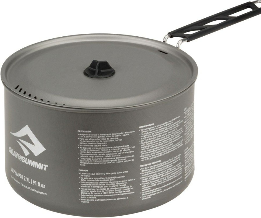 Camping And Hiking * | Sea To Summit Alpha Pot 2.7 Liters Aluminum