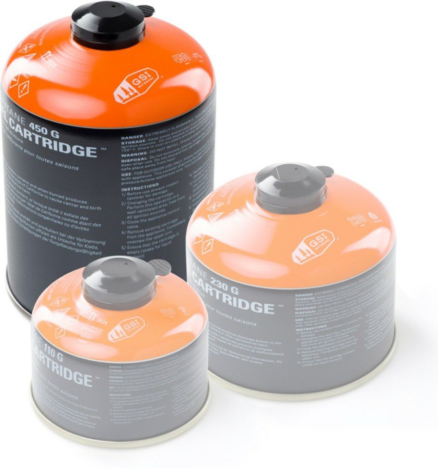 Camping And Hiking * | Gsi Outdoors Isobutane Fuel Canister 450 G None