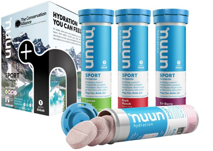 Camping And Hiking * | Nuun Sport Conservation Alliance Hydration Tablets Package Of 4 Assorted